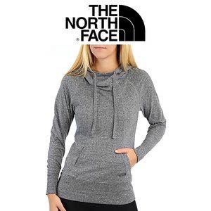 The North Face Cowlneck Hoodie Grey Thumbholes